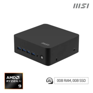 MSI Cubi Z AI 8M-004BEU Cube Noir 8945HS AMD SoC 4,1 GHz Haut-parleurs intégrés