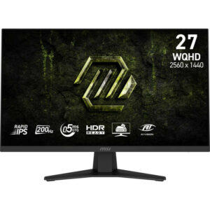 MSI MAG 274QF E20 écran plat de PC 68,6 cm (27") 2560 x 1440 pixels Wide Quad HD LCD Noir