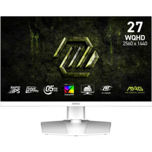 MSI MAG 274QRFW E20 écran plat de PC 68,6 cm (27") 2560 x 1440 pixels Wide Quad HD LCD Blanc