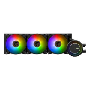 MSI MAG CORELIQUID E360 système de refroidissement d?ordinateur Carte-mère, Processeur Refroidisseur de liquide tout-en-un 12 cm Noir