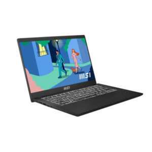 MSI Modern 14 C7M-427XFR AMD Ryzen 7 7730U Ordinateur portable 35,6 cm (14") Full HD 16 Go DDR4-SDRAM 512 Go SSD Wi-Fi 6E (802.11ax) DOS gratuit Noir