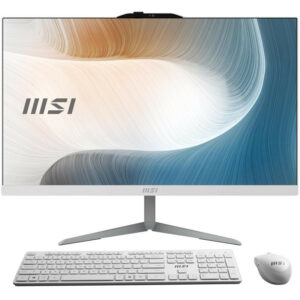 MSI Modern AM242 1M-2222EU Intel Core 3 100U 60,5 cm (23.8") 1920 x 1080 pixels PC All-in-One 8 Go DDR5-SDRAM 512 Go SSD Windows 11 Pro Wi-Fi 6E (802.11ax) Noir