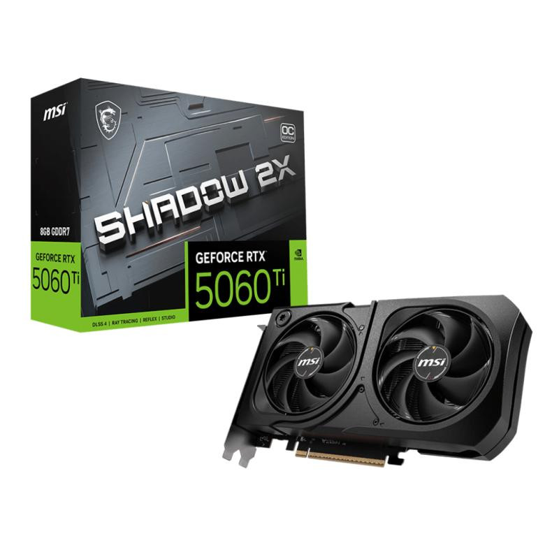 MSI RTX 5060TI 8G SHADOW 2X OC PLUS
