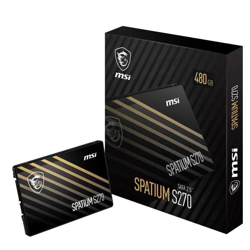 MSI Spatium S270 SATA 2.5 480GB 480 Go 2.5" Série ATA III 3D NAND – Image 5