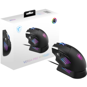MSI S12-4301370-CLA souris Gaming Droitier RF Wireless + Bluetooth + USB Type-A Optique 26000 DPI