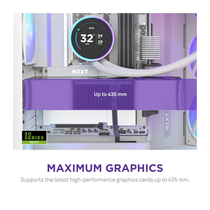NZXT H9 Flow RGB - All White – Image 5