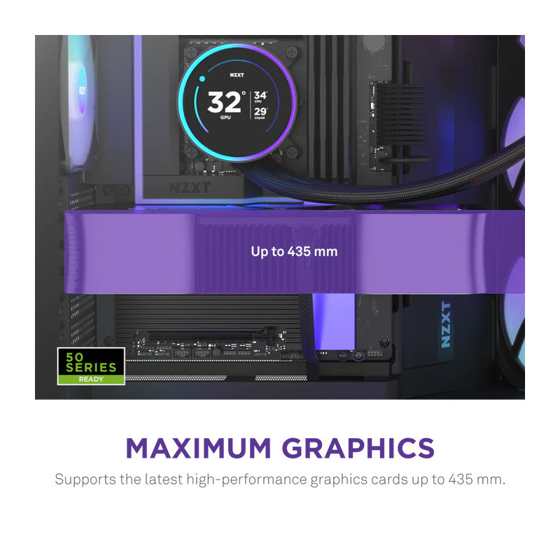 NZXT H9 Flow RGB+ (CM-H92FB-P1) - All Black – Image 5