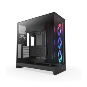 NZXT H9 Flow RGB (CM-H92FB-R1) Dual-Chamber Mid-Tower Case w/ RGB Fans -