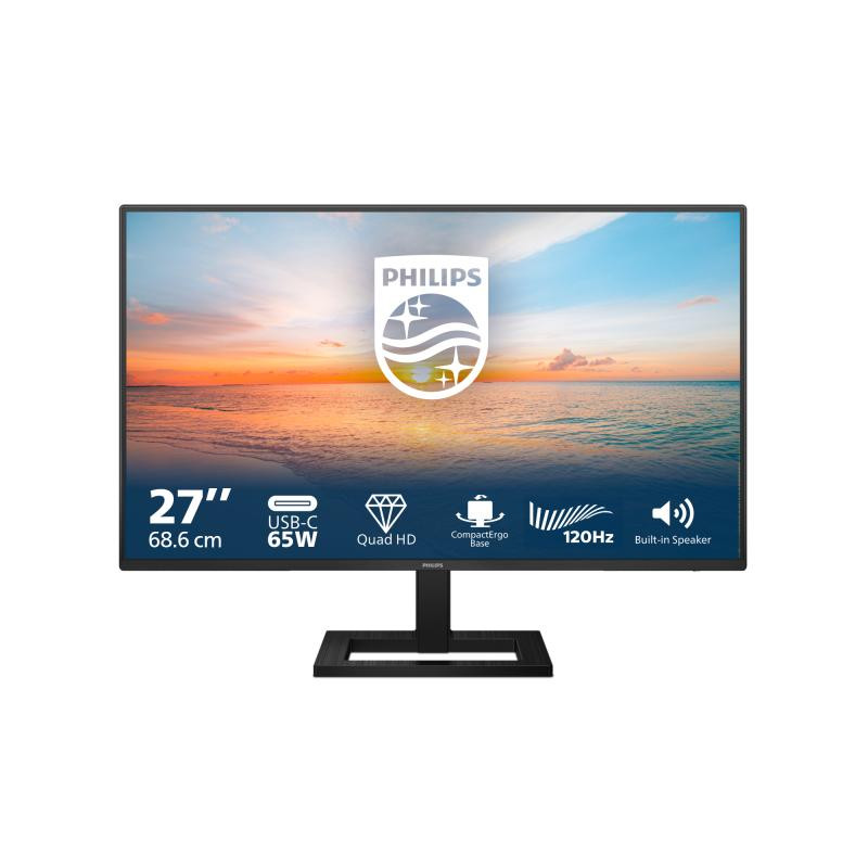 PHILIPS 1000 series 27E1N1600AE/00 écran plat de PC 68,6 cm (27") 2560 x 1440 pixels Quad HD LCD Noir