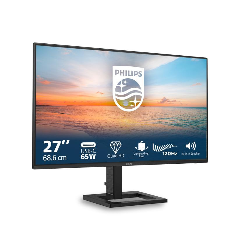 PHILIPS 1000 series 27E1N1600AE/00 écran plat de PC 68,6 cm (27") 2560 x 1440 pixels Quad HD LCD Noir – Image 2