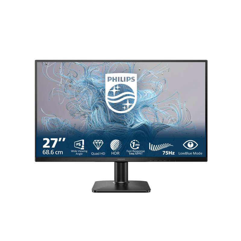 PHILIPS 1000 series 27E2N1500L/00 écran plat de PC 68,6 cm (27") 2560 x 1440 pixels Quad HD LED Noir