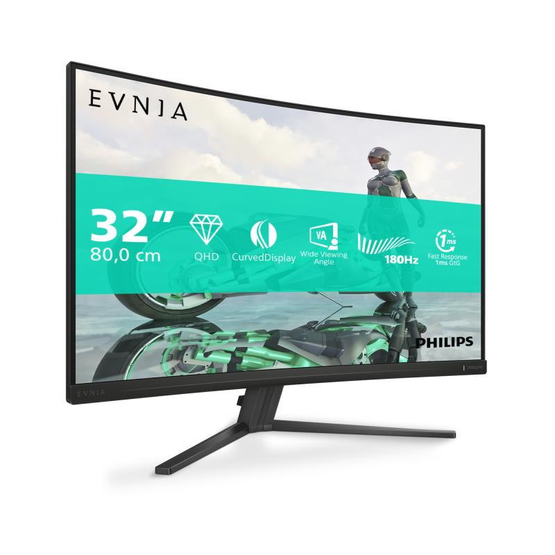 PHILIPS Evnia 32M2C3500L/00 écran plat de PC 80 cm (31.5") 2560 x 1440 pixels Quad HD LCD Noir – Image 2