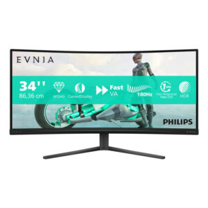 PHILIPS Evnia 34M2C3500L/00 écran plat de PC 86,4 cm (34") 3440 x 1440 pixels Wide Quad HD LCD Noir