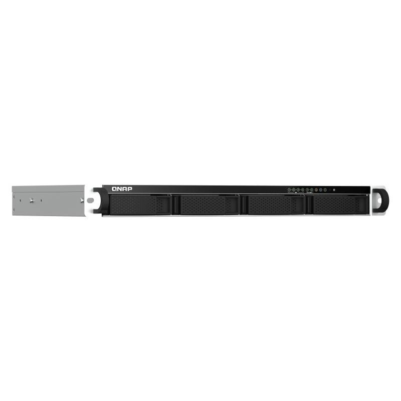 QNAP TS-464eU NAS Rack (1 U) Intel® Celeron® N5095 8 Go DDR4 0 To QNAP Turbo System Aluminium, Noir – Image 3