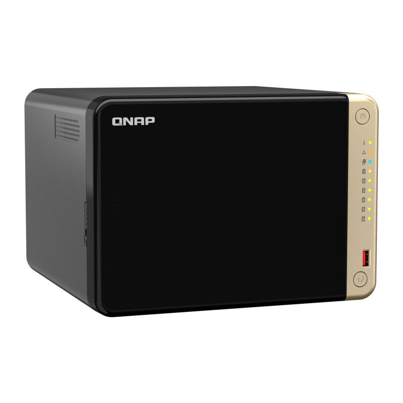 QNAP TS-664 NAS Tower Intel® Celeron® N5095 8 Go DDR4 0 To QNAP QTS Noir, Bronze – Image 3