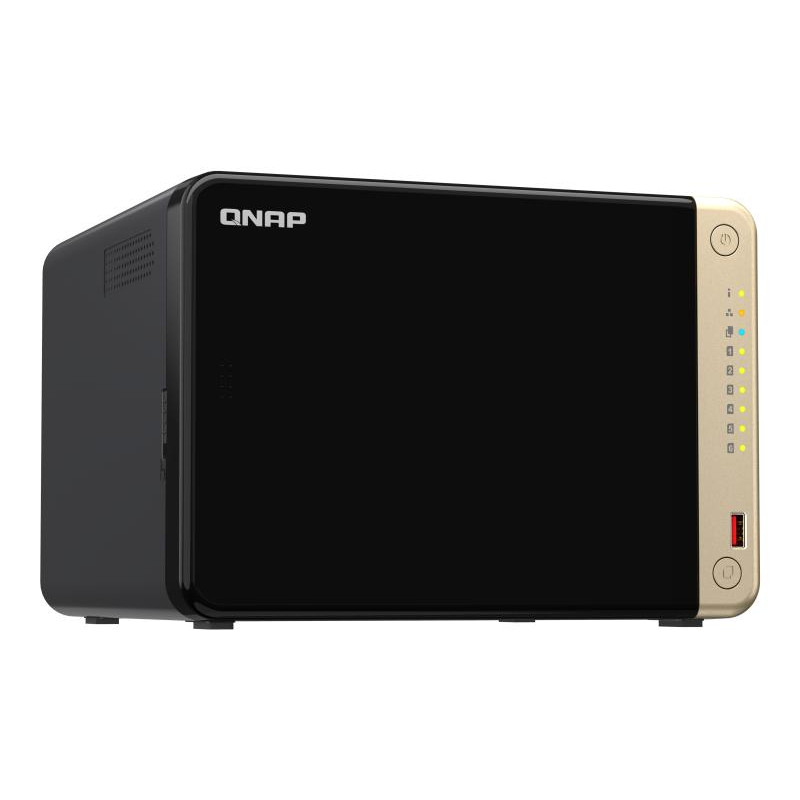 QNAP TS-664 NAS Tower Intel® Celeron® N5095 8 Go DDR4 0 To QNAP QTS Noir, Bronze – Image 4