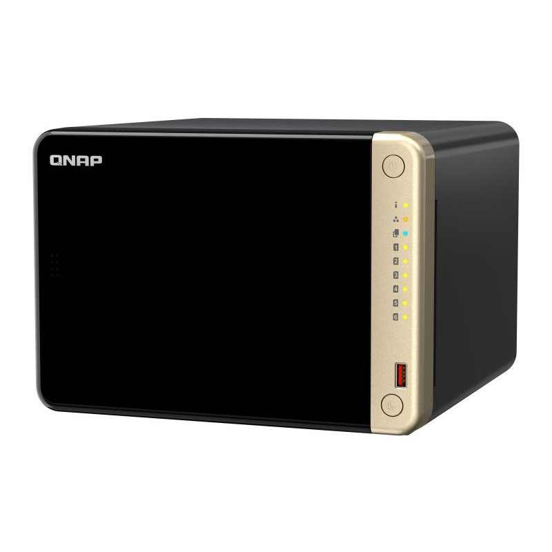 QNAP TS-664 NAS Tower Intel® Celeron® N5095 8 Go DDR4 0 To QNAP QTS Noir, Bronze – Image 5