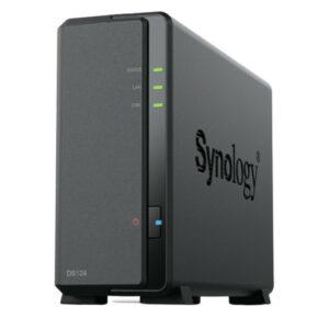 SYNOLOGY DiskStation DS124 serveur de stockage NAS Bureau Realtek RTD1619B 1 Go DDR4 0 To DiskStation Manager Noir