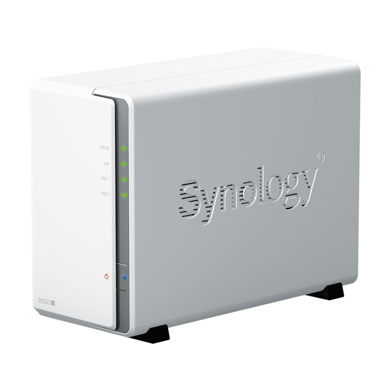 SYNOLOGY DiskStation DS223J serveur de stockage NAS Bureau Realtek RTD1619B 1 Go DDR4 0 To DiskStation Manager Blanc – Image 2