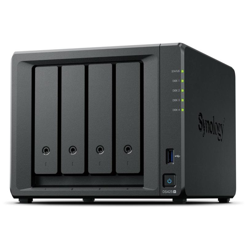 SYNOLOGY DiskStation DS425+ serveur de stockage NAS Intel® Celeron® J4125 2 Go DDR4 0 To Noir
