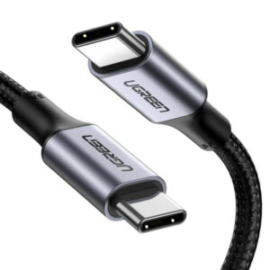 UGREEN Câble Renforcé 1m USB-C > USB-C Noir PD 100W *70427