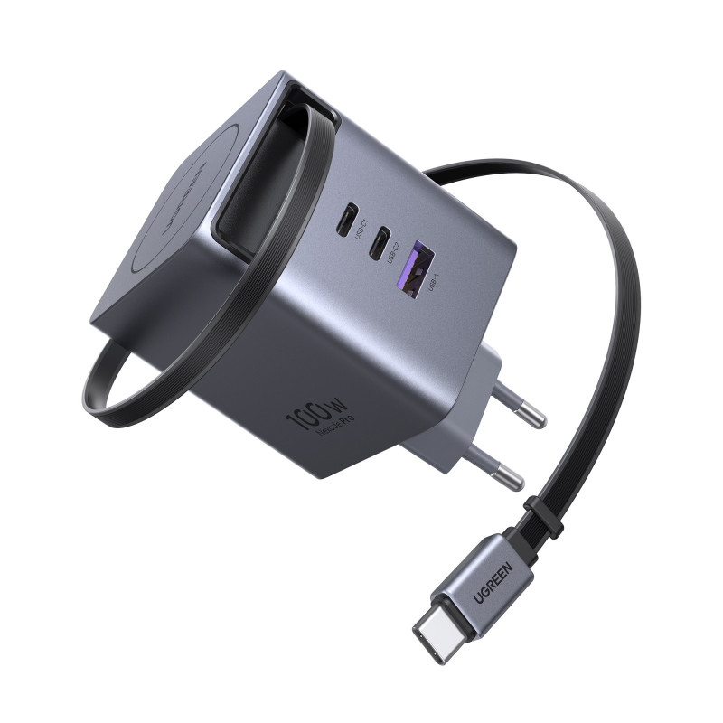 UGREEN Chargeur Rapide 100 W + Câble avec Rouleau *65828 – Image 4