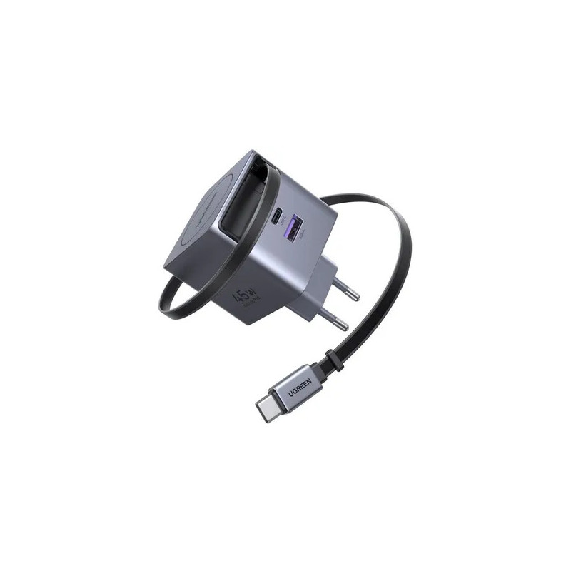 UGREEN Chargeur Rapide 65 W + Câble avec Rouleau *65825