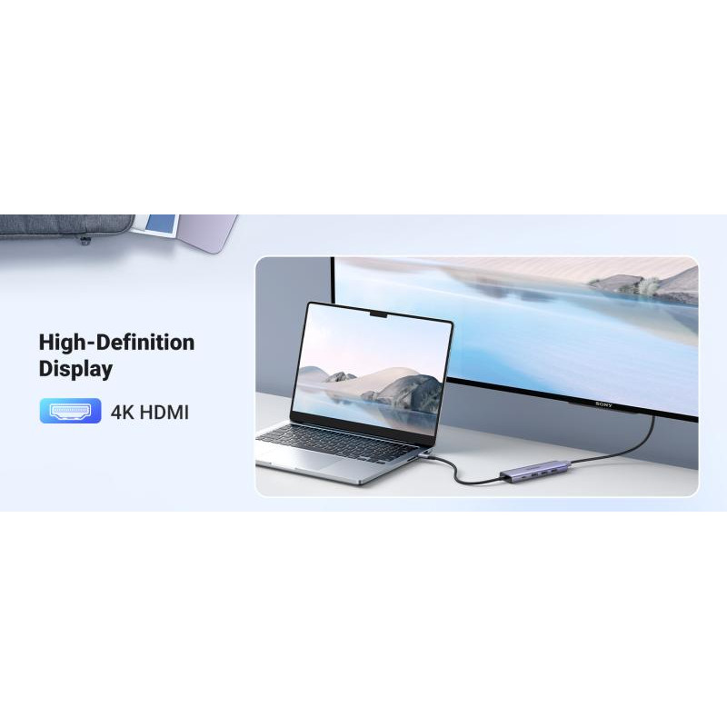 UGREEN Hub 5 en 1 3xUSB3.2/USB-C/HDMI 4K *15596 – Image 5