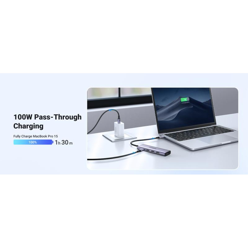 UGREEN Hub 5 en 1 3xUSB3.2/USB-C/HDMI 4K *15596 – Image 6