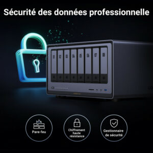 UGREEN 35127B serveur de stockage NAS Bureau Intel® Core i5 i5-1235U 8 Go DDR5 0 To UGOS Pro Gris