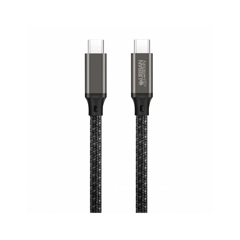 URBAN FACTORY Urban Factory Câble USB-C > USB-C 2m BASEE *CAB03UF