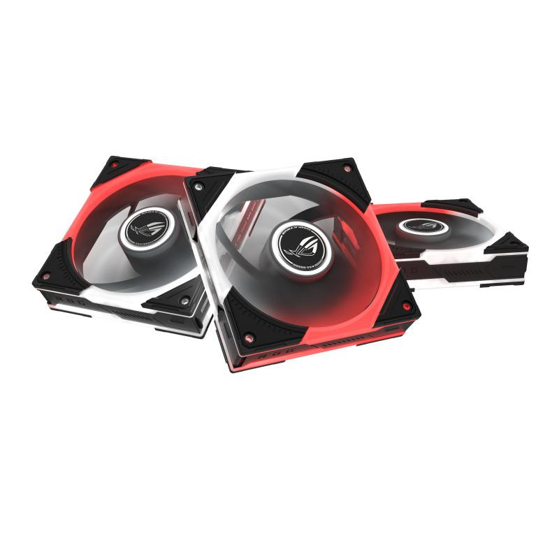 ASUS ROG Eurux GR120 ARGB Reverse Fan - Triple Pack Boitier PC Ventilateur 12 cm Noir, Blanc 3 pièce(s) – Image 2