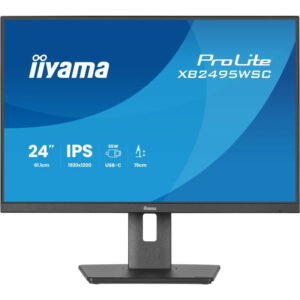 IIYAMA iiyama ProLite XB2495WSC-B1 écran plat de PC 61,2 cm (24.1") 1920 x 1200 pixels WUXGA LED Noir