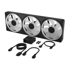 CORSAIR CORSAIR iCUE LINK LX360-R RGB, 360mm RGB Fan, Triple Fan