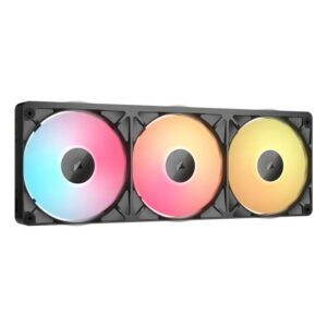 CORSAIR Corsair iCUE LINK RX360 II Unified Frame RGB PWM PC Fans Starter Kit Boitier PC Refroidisseur d'air 12 cm Noir 1 pièce(s)