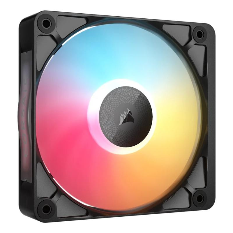 CORSAIR Corsair iCUE LINK RX120 II RGB PWM PC Fan Expansion Boitier PC Ventilateur 12 cm Noir 1 pièce(s)