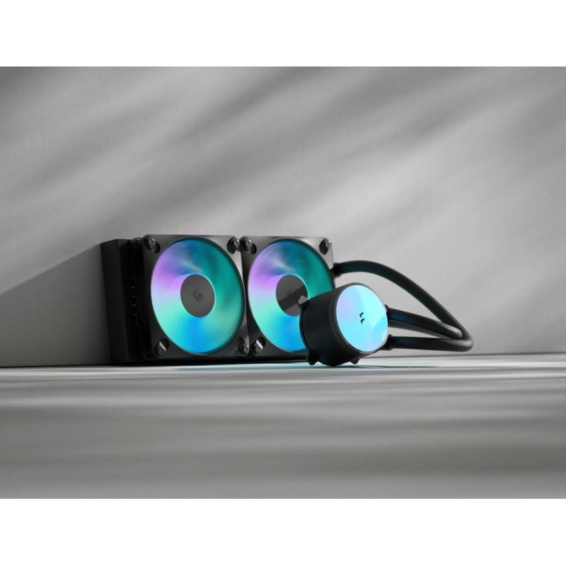 FRACTAL DESIGN Fractal Design Radius 240 RGB Black Processeur Refroidisseur de liquide tout-en-un 12 cm Noir 1 pièce(s) – Image 2