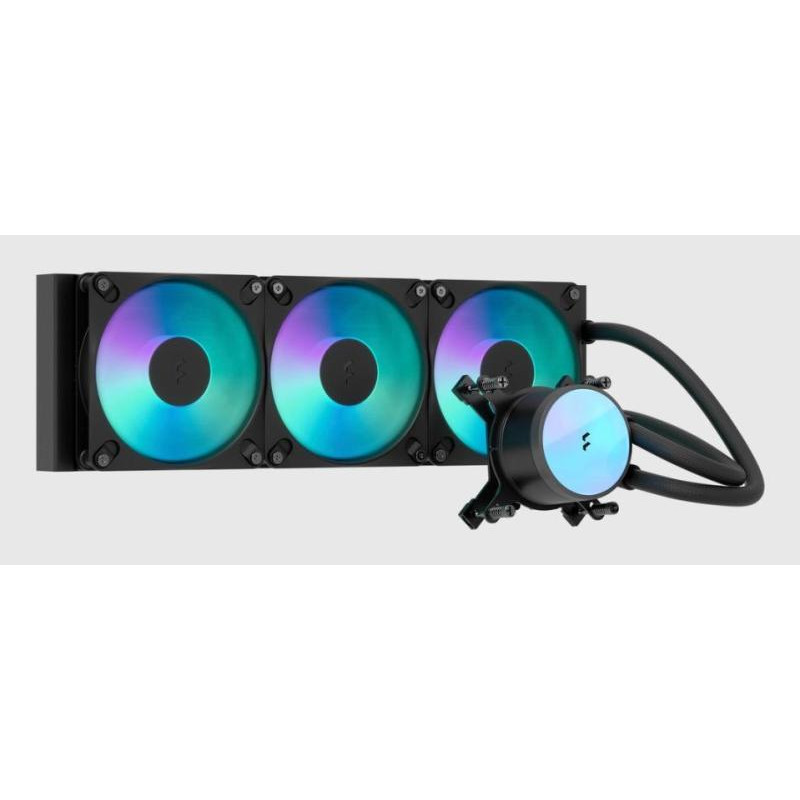 FRACTAL DESIGN Fractal Design Radius 360 RGB Black Processeur Refroidisseur de liquide tout-en-un 12 cm Noir 1 pièce(s)