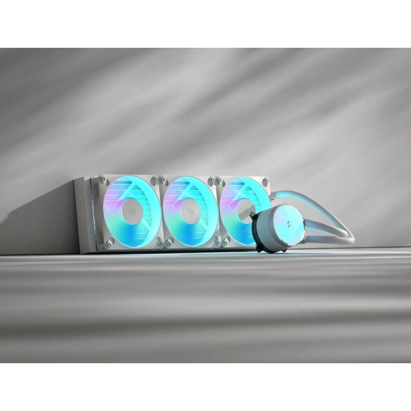 FRACTAL DESIGN Fractal Design Radius 360 RGB White Processeur Refroidisseur de liquide tout-en-un 12 cm Blanc 1 pièce(s) – Image 2