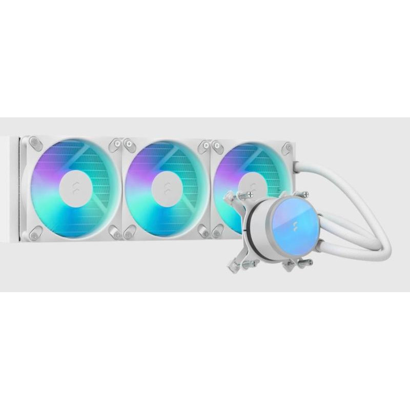 FRACTAL DESIGN Fractal Design Radius 360 RGB White Processeur Refroidisseur de liquide tout-en-un 12 cm Blanc 1 pièce(s)
