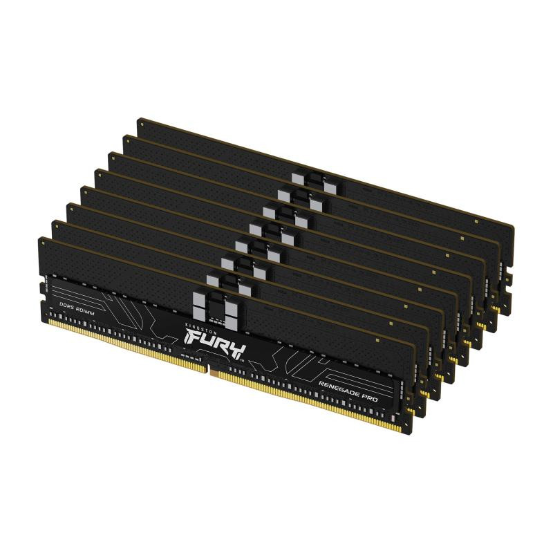 KINGSTON Kingston Technology FURY 256 Go 5600 MT/s DDR5 ECC Reg CL28 DIMM (kit de 8) Renegade Pro EXPO