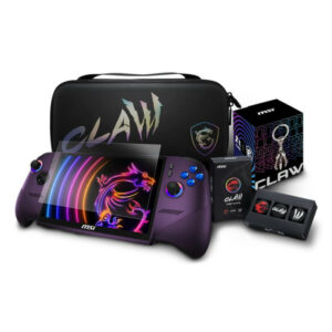 MSI MSI Claw 8 EX AI+ CG3EM Launch Pack-008FR console de jeux portables 20,3 cm (8") 32 Go Écran tactile Wifi Violet